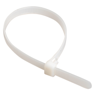 Хомут 2.5x200 белый 100шт IEK (20)