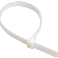 Хомут 2.5x250 белый 100шт IEK (20)