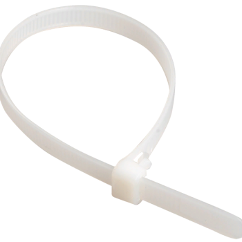 Хомут 2.5x250 белый 100шт IEK (20)