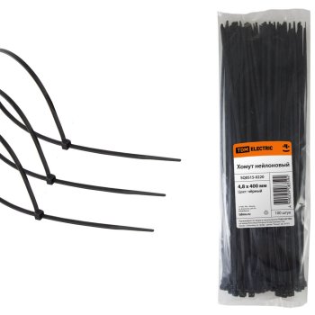Хомут 4.8x400 черный 100шт TDM (10)