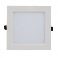 Светильник точечный квадрат  6Вт InHome SLP 4000К 420Лм 108мм белый (50)