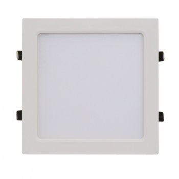 Светильник точечный квадрат 18Вт InHome SLP 4000К 1260Лм 225мм белый (20)