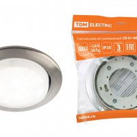 Светильник точечный GX53 сатин никель TDM (50)