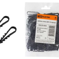 Дюбель-хомут 11-18 черный 100шт TDM ДХК-18 (5)
