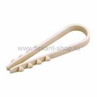 Дюбель-хомут 19-25 белый 100шт Proconnect