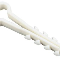 Дюбель-хомут плоский 5-8 белый 100шт IEK (10)