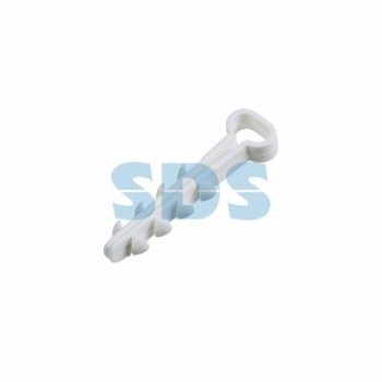 Дюбель-хомут плоский 5- 8 белый 100шт Rexant (80)