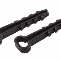 Дюбель-хомут плоский 5-10 черный 100шт Proconnect (80)