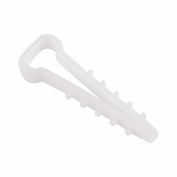 Дюбель-хомут плоский 6-12 белый 100шт Rexant (100)