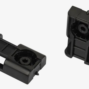 Площадка под хомут 20х30 прямой монтаж черный 100шт UPlast (1500)