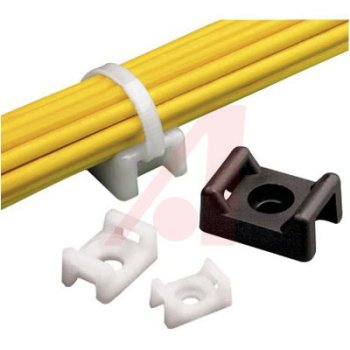 Площадка под хомут 22x16 черный 100шт Rexant (10)