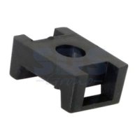 Площадка под хомут 22x16 черный 10шт Rexant (10)