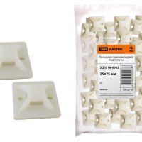Площадка под хомут 25x25 самоклеящаяся 100шт TDM (5)