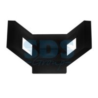 Площадка под хомут 29x15 черный 100шт Rexant ПС-2