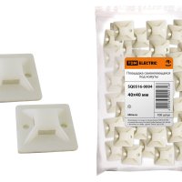 Площадка под хомут 40x40 самоклеящаяся 100шт TDM (5)