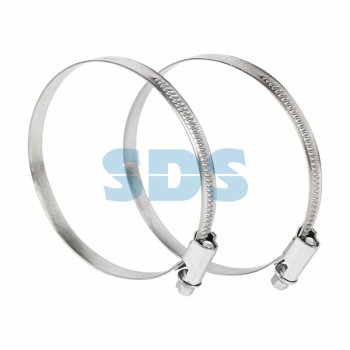 Хомут червячный 60-80мм стальной Rexant (25)