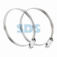 Хомут червячный 70-90мм сталь Rexant (25)