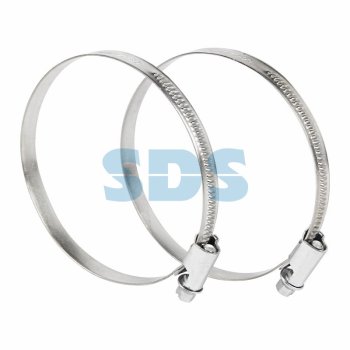 Хомут червячный 70-90мм сталь Rexant (25)