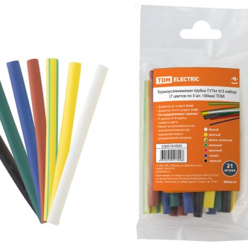 Набор ТУТнг TDM  6/3 7цветов по 3шт 10см (10)