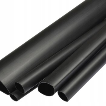 Трубка термоусадочная клеевая ТУТнг 18/6 черный 1м Omnyx (10/200)