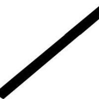 Трубка термоусадочная ТУТнг 1/0.5мм чёрный 1м Rexant (50)