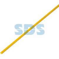 Трубка термоусадочная ТУТнг 2.5/1.25мм желтый 1м Rexant (50)