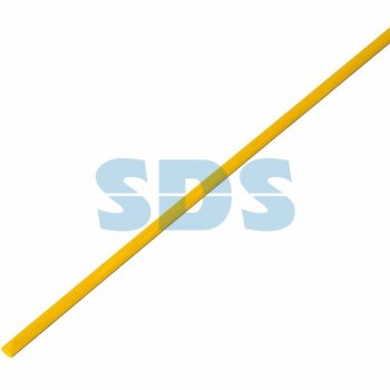 Трубка термоусадочная ТУТнг 2.5/1.25мм желтый 1м Rexant (50)