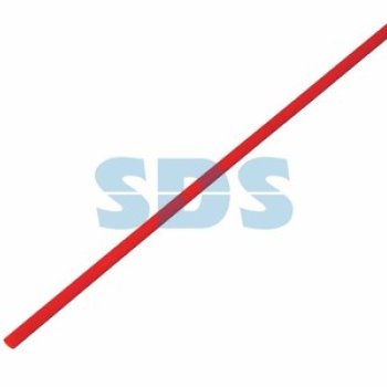 Трубка термоусадочная ТУТнг 2.5/1.25мм красный 1м Rexant (50)