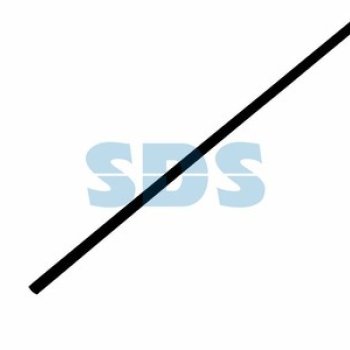 Трубка термоусадочная ТУТнг 2.5/1.25мм черный 1м Rexant (50)