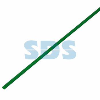 Трубка термоусадочная ТУТнг 2/1мм зеленый 1м Rexant (50)