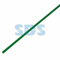 Трубка термоусадочная ТУТнг 3/1.5мм зеленый 1м Rexant (50)