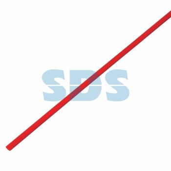 Трубка термоусадочная ТУТнг 3/1.5мм красный 1м Rexant (50)