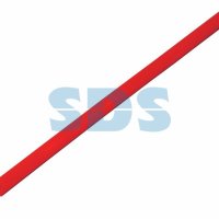 Трубка термоусадочная ТУТнг 4/2мм красный 1м Rexant (50)
