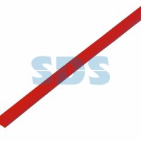 Трубка термоусадочная ТУТнг 5/2.5мм красный 1м Rexant (50)