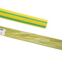Трубка термоусадочная ТУТнг 6/3мм желто-зелёный 1м TDM (50)