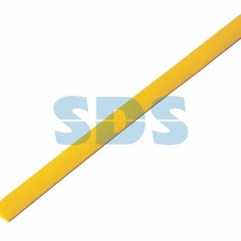 Трубка термоусадочная ТУТнг 6/3мм желтый 1м Rexant (50)