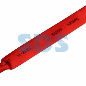 Трубка термоусадочная ТУТнг 8/4мм красный 1м Rexant (50)