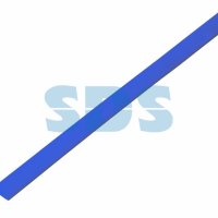 Трубка термоусадочная ТУТнг 8/4мм синий 1м Rexant (50)