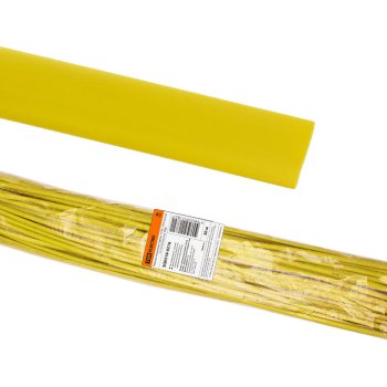 Трубка термоусадочная ТУТнг 10/5мм жёлтый 1м TDM (50)