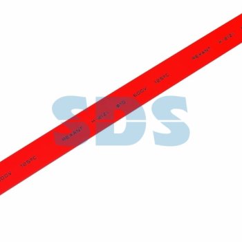 Трубка термоусадочная ТУТнг 10/5мм красный 1м Rexant (50)