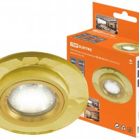 Светильник точечный TDM СВ 03-03 MR16 50Вт желтый/золото (10)
