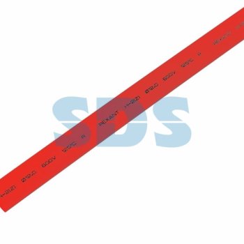 Трубка термоусадочная ТУТнг 12/6мм красный 1м Rexant (50)