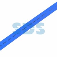 Трубка термоусадочная ТУТнг 12/6мм синий 1м Rexant (50)