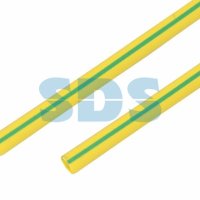 Трубка термоусадочная ТУТнг 15/7.5 желто-зеленый 1м Rexant (50)