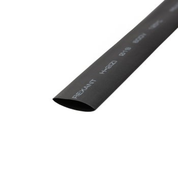 Трубка термоусадочная ТУТнг 19/9.5 черный 1м Rexant (50)