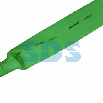 Трубка термоусадочная ТУТнг 20/10 зеленый 1м Rexant (10)