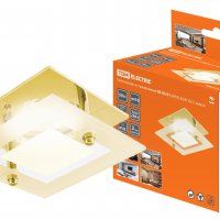 Светильник точечный квадрат TDM СВ 05-01 MR16 50Вт золото (10)