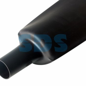 Трубка термоусадочная ТУТнг 100/50 чёрный Rexant 1м (10)