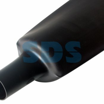 Трубка термоусадочная ТУТнг 120/60 чёрный 1м Rexant (10)