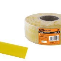 Трубка термоусадочная ТУТнг 30/15 жёлтый ролл TDM (50)